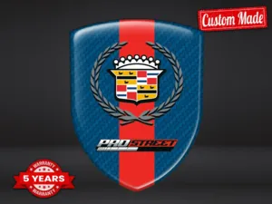 Cadillac Emblème Bombé Course Sport Limité Style Dôme ST